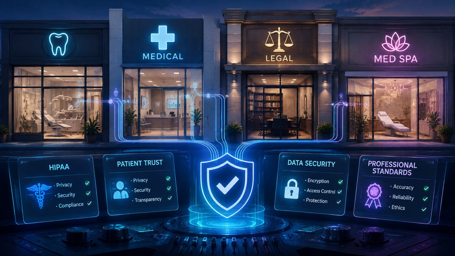 The Websites That Have to Behave: Dental, Medical, Legal, and Med Spa