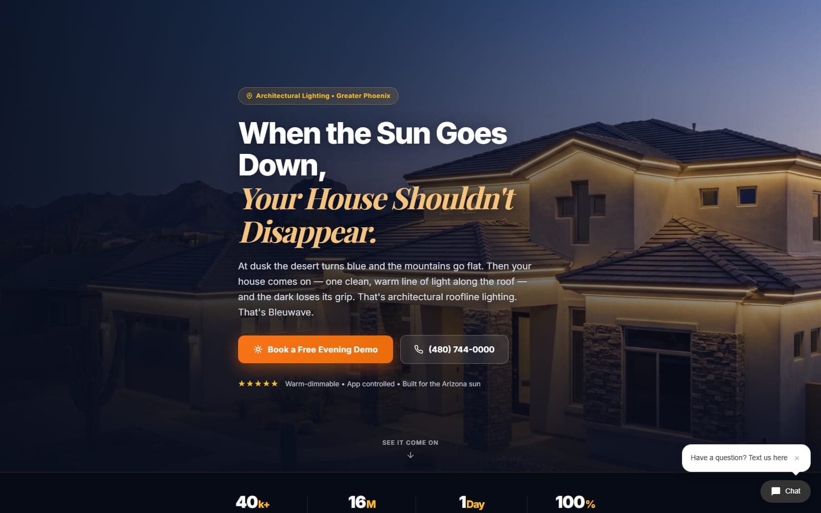 Roofline Lighting website