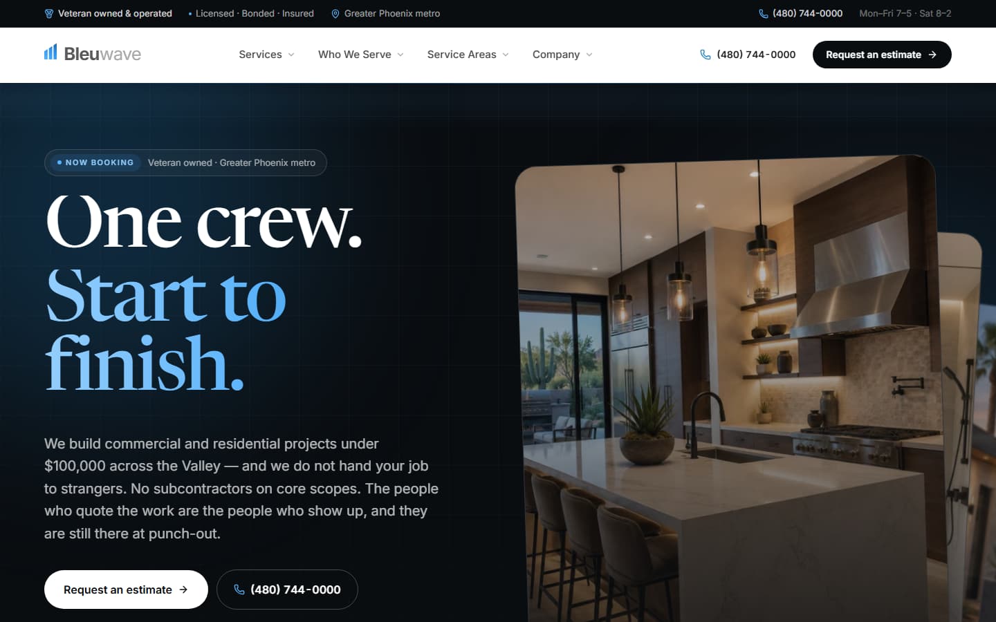 Bleuwave Construction — Phoenix, AZ