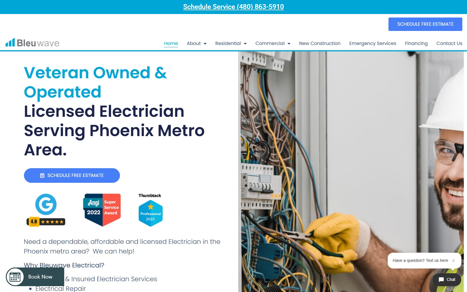 Bleuwave Electrical — Phoenix, AZ · Metro