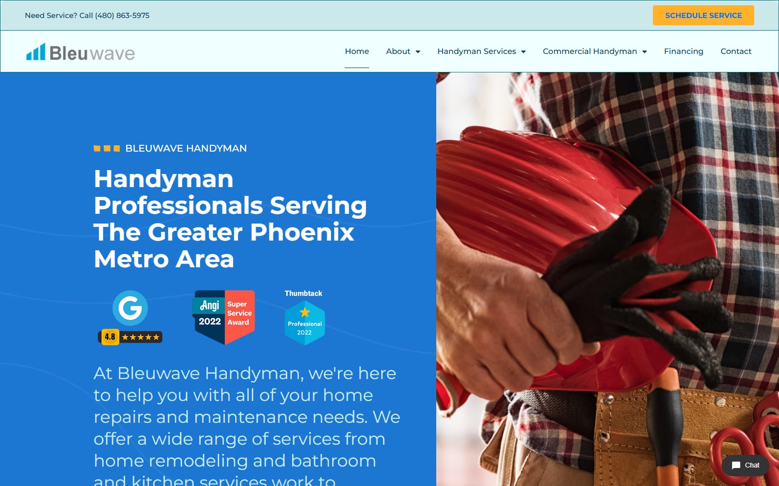 Bleuwave Handyman — Phoenix, AZ · Metro