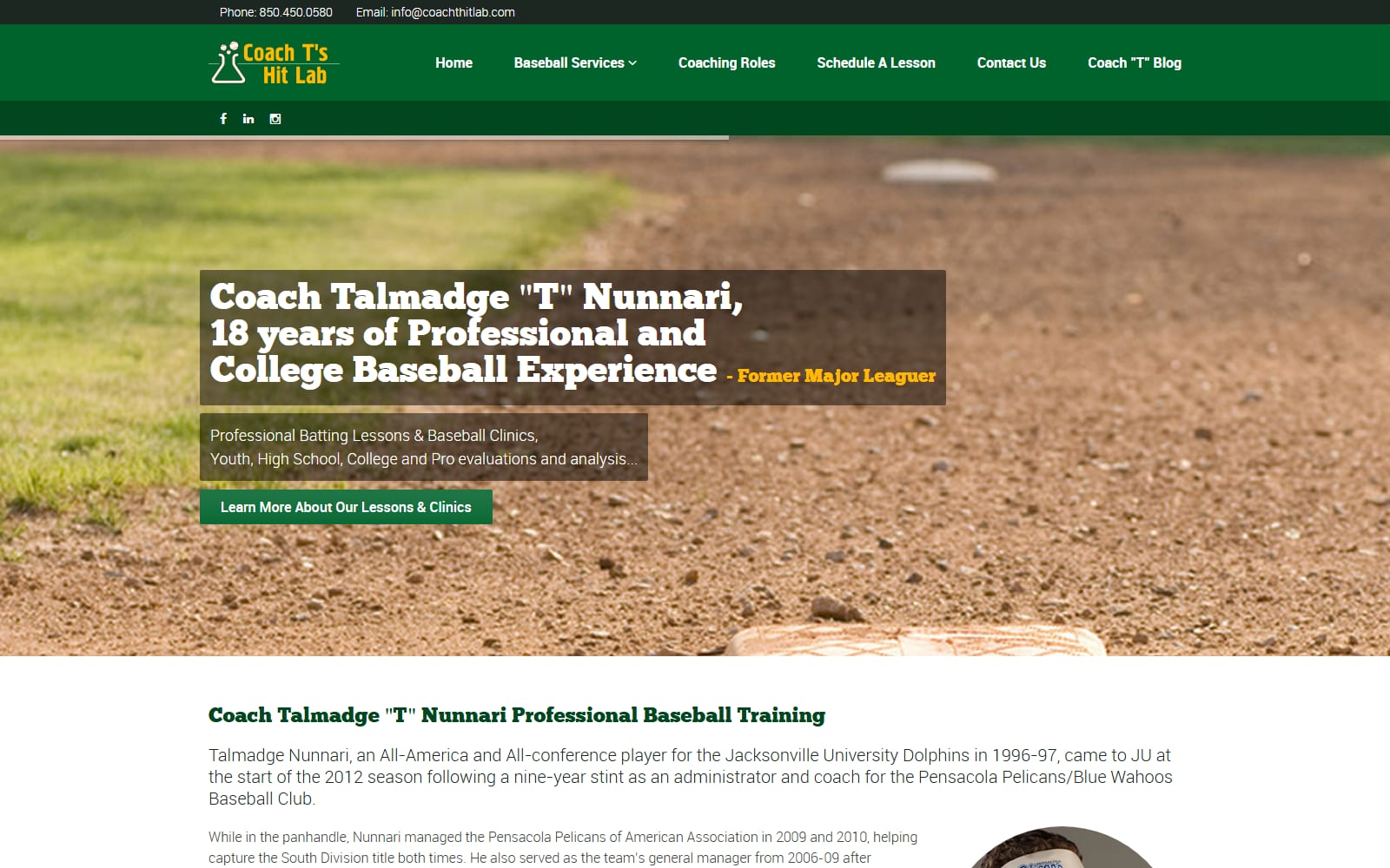 Coach T's Hit Lab — Jacksonville, FL · Nationwide