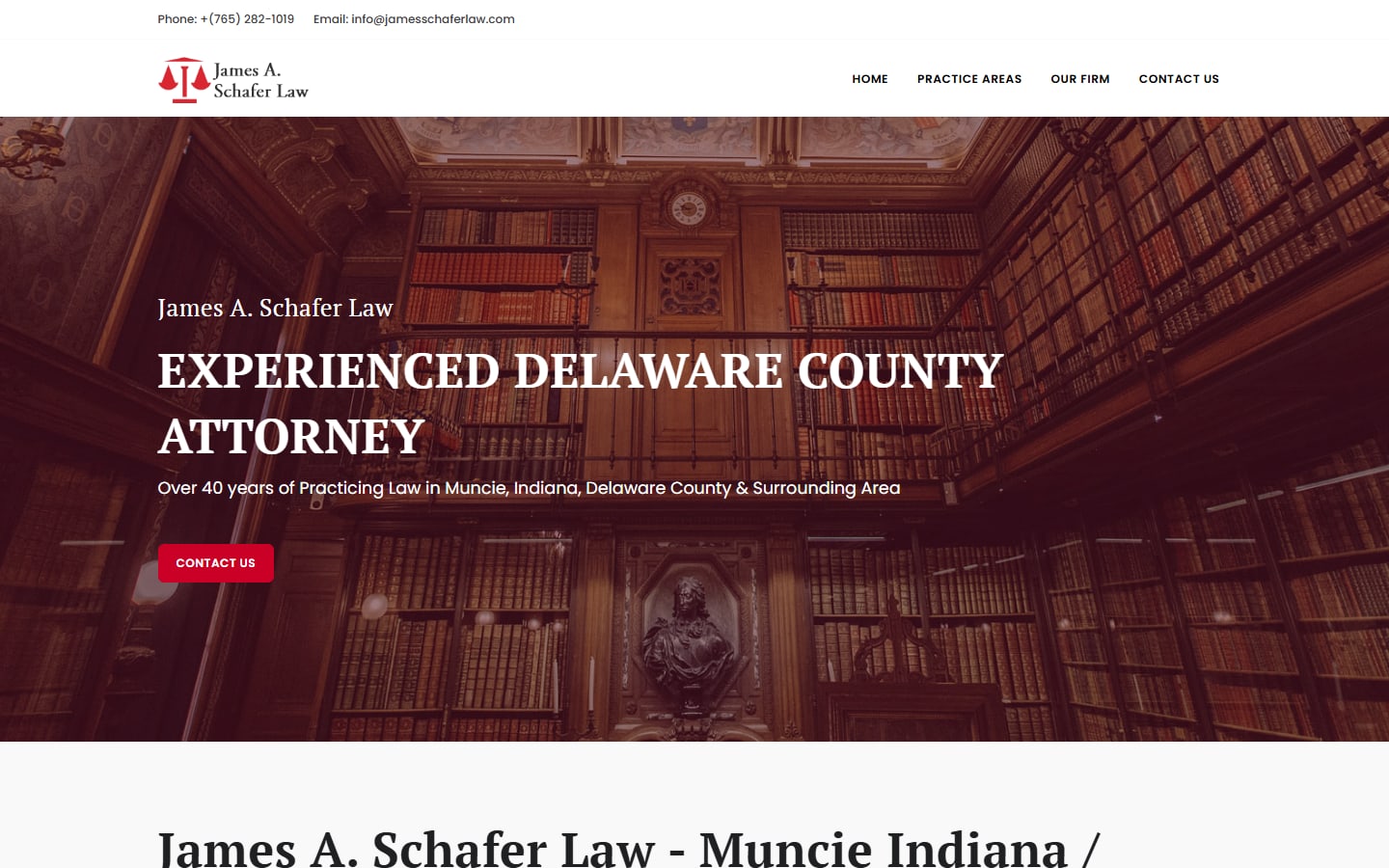 James A. Schafer Law — Muncie, IN · Delaware County