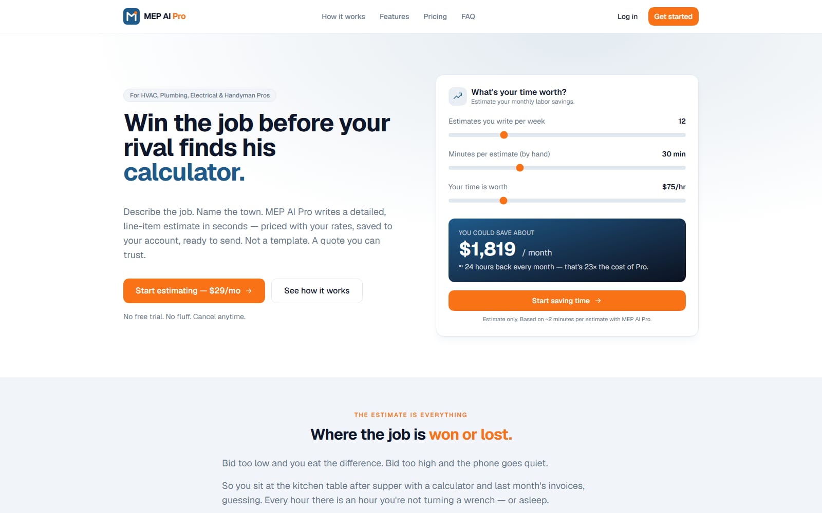 MEP AI Pro — Online · Nationwide